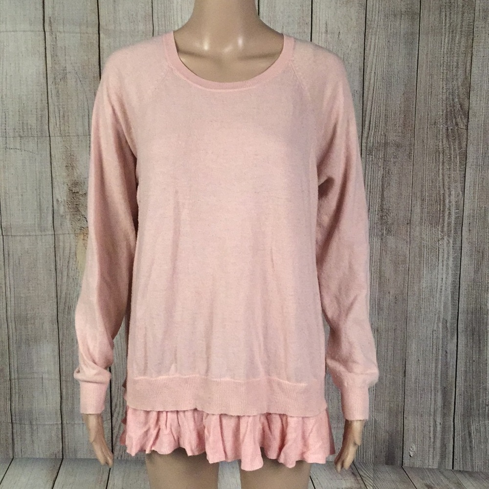Pink casual sweater